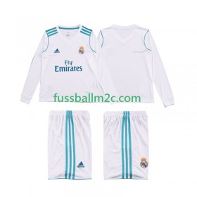 Fußballtrikots Real Madrid 2017 Retro Kinder Heim Trikotsatz 2018 Langarm
